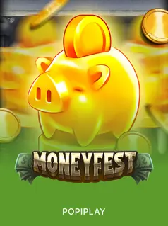 Moneyfest Geld-Slot mit Cash-Symbolen und Jackpot-Features